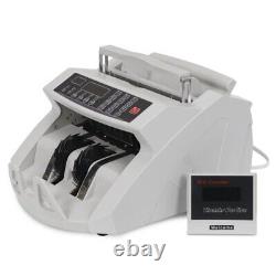 Money Bill Counter Counterfeit Detector Display Currency Cash Counting Machine