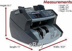 Money Bill Counter Counting Machine Currency high Speed Dollar Value Counter