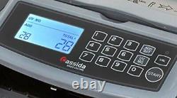 Money Bill Counter Professional UV Currency Cash Counting Machine Bank Sorter