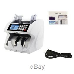 Money Bill Currency Banknote Counter MG UV IR Counterfeit Detector Mix Count LCD