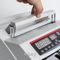 Money Bill Currency Counter Counting Machine Counterfeit Detector UV MG Cash CE