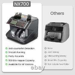 Money Bill Currency Counter Counting Machine Counterfeit Detector UV MG Cash US