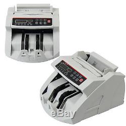 Money Bill Currency Counter Counting Machine Counterfeit Detector UV MG Cash USA