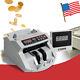 Money Bill Currency Counter Counting Machine Counterfeit Detector Uv&mg Cash Usa