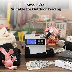 Money Bill Currency Counter Counting Machine Counterfeit Detector UV MG IR Cash