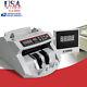 Money Bill Currency Counter Counting Machine Counterfeit Detector Uv Mg Usa Fda