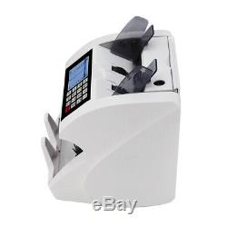 Money Bill Currency Counter Detector Mix Value Cash Counting Machine LCD V3K4
