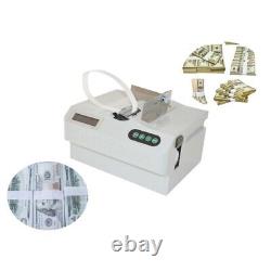 Money Bundle Machine Automatic Cash Binding Bill Currency Strapping Equipment