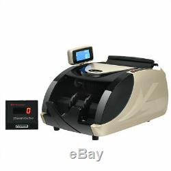 Money Cash Currency Counter Automatic Machine Counterfeit Bill Detector UV MG