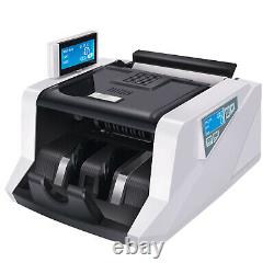 Money Counter Bill Cash Counting Machine Multi-Currency With Counterfeit Detection