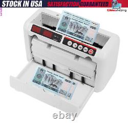 Money Counter Bill Cash Currency Counting Machine Counterfeit Detector UV & MG