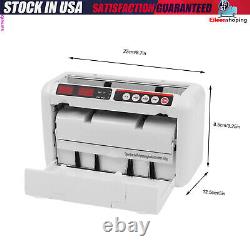 Money Counter Bill Cash Currency Counting Machine Counterfeit Detector UV & MG