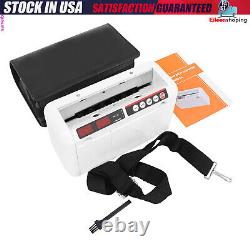 Money Counter Bill Cash Currency Counting Machine Counterfeit Detector UV & MG