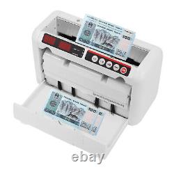 Money Counter Bill Cash Currency Counting Machine Counterfeit Detector UV&MG NEW