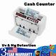 Money Counter Bill Cash Currency Counting Machine Uv Mg Counterfeit Detector Usa