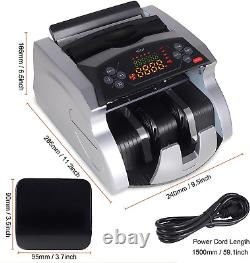 Money Counter Machine Currency Cash Bank Sorter Count Counterfeit Detection