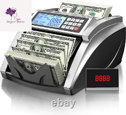 Money Counter Machine Currency Cash Bank Sorter Counterfeit Count Detection
