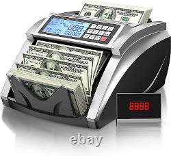 Money Counter Machine Currency Cash Bank Sorter Counterfeit Count Detection