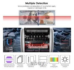 Money Counter Machine Currency Cash Bank Sorter Counterfeit Detection Bill Count