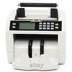 Money Counter Machine Currency Cash Bank Sorter Detection Bill Count 100PCS