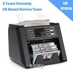 Money Counter Machine Mixed Denomination Bill Value Counting Cash Note Counter