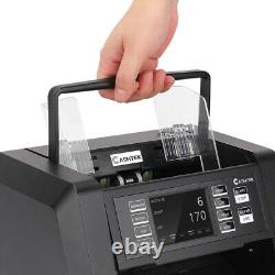 Money Counter Machine Mixed Denomination Bill Value Counting Cash Note Counter