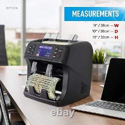 Money Counter Machine Mixed Denomination with Reject Pocket Value Counter