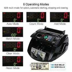 Money Counter Machine with UV/MG/IR/MT, Kaegue Bill Currency Counter Machine, Ca