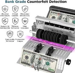 Money Counter Value Count, UV/MG/IR/DD Detection, Add/Batch LCD Display