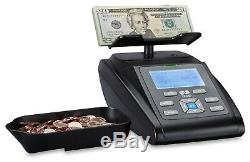 Money Counting Scale Coin Counter Bill Note Cash Currency Machine Printer ZZap