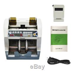 Multi-Currency Automatic Cash Banknote Money Bill Counter Counting Machine UV MG