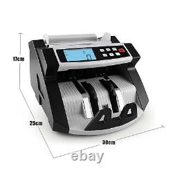 Multi-Currency Cash Banknote Money Bill Counter Counting Machine LCD UV MG I0C8