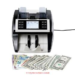 Multi-Currency Cash Banknote Money Bill Counter Counting Machine UV MG LCD G4E4