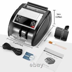 NX-510 Money Bill Cash Counter Bank Machine Currency Counting UV MG Counterfeit