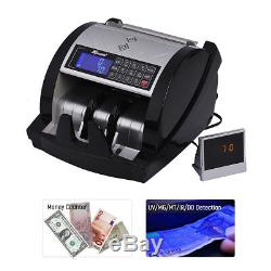 NX-801B Money Bill Cash Counter Bank Machine Counting Currency f/ US Dollar Y8Q2