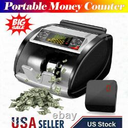 New Money Bill Cash Counter Bank Machine Currency Counting UV MG Counterfeit Ut