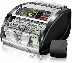 New Money Bill Cash Counter Bank Machine Currency Counting UV MG Counterfeit us