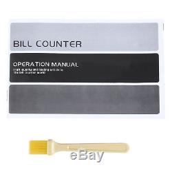New Money Bill Cash Counter Currency Counting Machine Bank UVMG Counterfeit