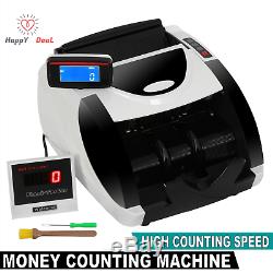 New Money Bill Cash Countrer Bank Machine Count Currency Detector Checker UV MG