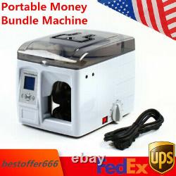 Portable Money Bundle Machine Automatic Cash Money Currency Strapping Machine