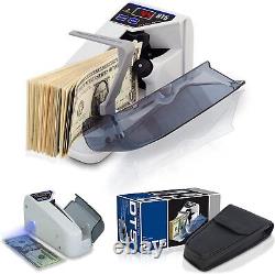 Portable Money Counter Machine with Counterfeit Detection UV/WM Handy Currency