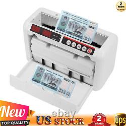 Portable Rechargeable Bills Counter Money Cash Counting Machine UV MG Detection