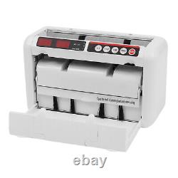 Portable Rechargeable Bills Counter Money Cash Counting Machine UV MG Detection