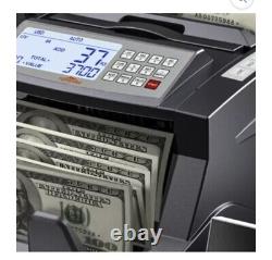 Professional Multiple Currencies Money Counter Machine. 3 Screen Display
