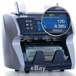 Promnico Bill Counter Machine for Multiple Currencies with Counterfeit Detection