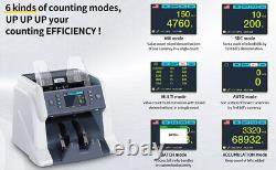 RIBAO BC-40 Money Counter Machine Mixed Denomination Bill Counter Value Counting