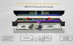 RIBAO BC-55 Money Counter Machine Mixed Denomination 12 Currency Bill Cash Value