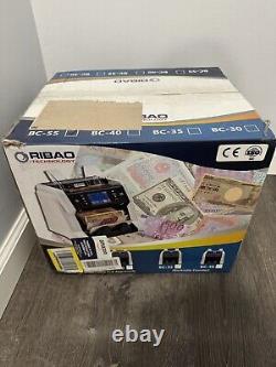 RIBAO BC-55 Premium Bank Grade Money Counter Machine Multi Currency