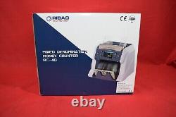 RIBAO Technology Mixed Denomination Money Counter BC-40 OPEN BOX