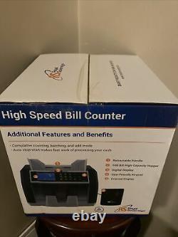 ROYAL SOVEREIGN RBC-ED250 High Speed Currency Counter Open Box
